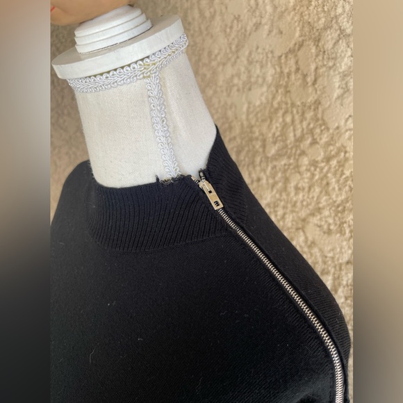 Rag & Bone Black Long Sleeve Maxi Dress with Zippers, Size Small - Picture 5 of 10